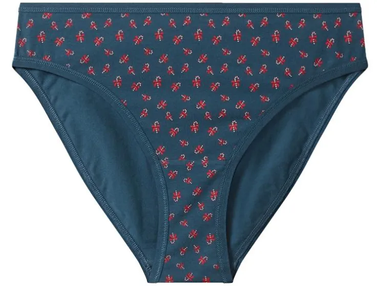 Set van 5 dames kerstonderbroeken