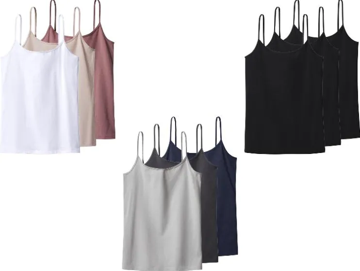 Set van 3 dames spaghettitops