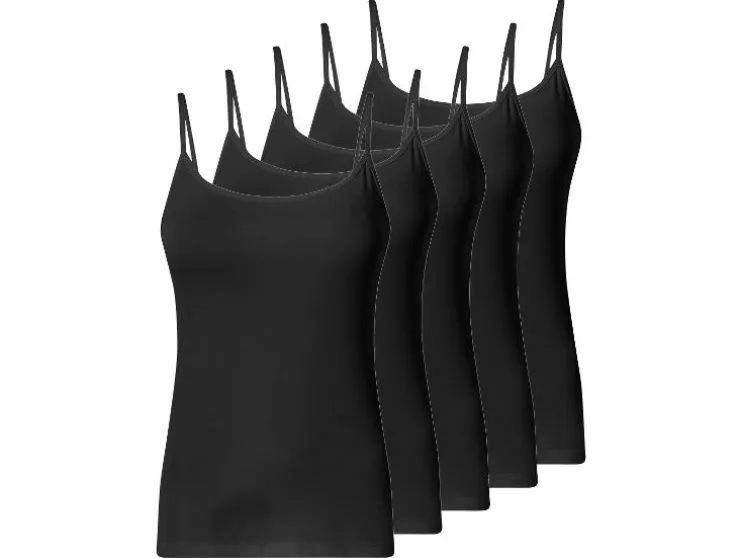 Set van 5 dames spaghettitops