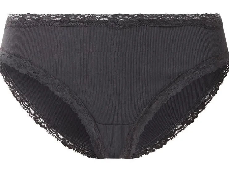 Set van 5 geribde dames onderbroeken