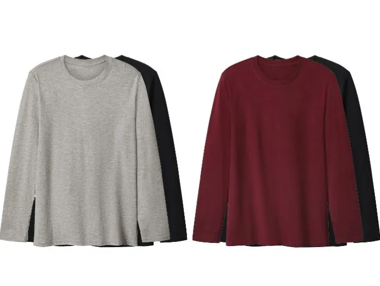 Set van 2 heren shirts met lange mouwen