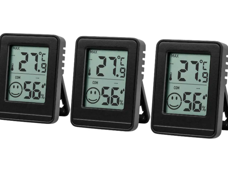 Set van 3 hygro- en thermometers