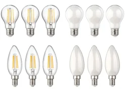 Set van 3 LED-filamentlampen