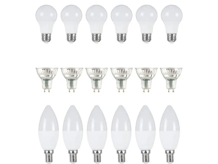 Set van 6 LED-lampen