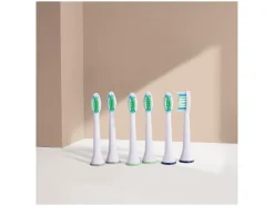 Set van 6 opzetborstels voor elektrische tandenborstel