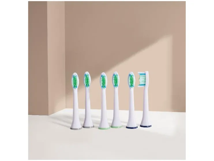 Set van 6 opzetborstels voor elektrische tandenborstel