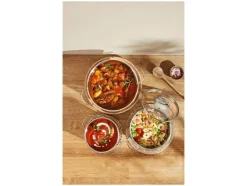 Set van 3 RVS kookpannen