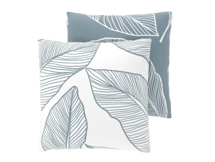 Set van 2 satijnen kussenslopen 50 x 60 cm