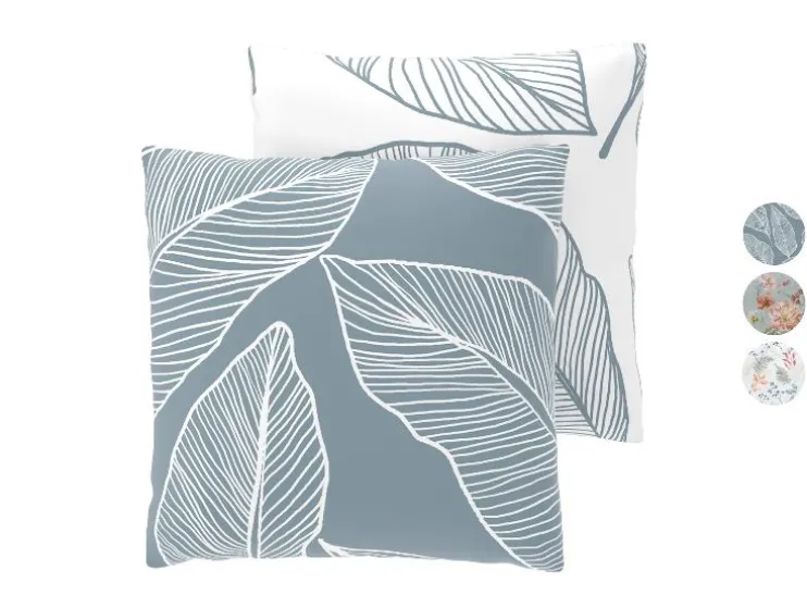 Set van 2 satijnen kussenslopen 50 x 60 cm