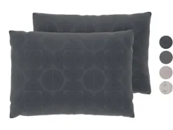 Set van 2 satijnen kussenslopen 60 x 50 cm