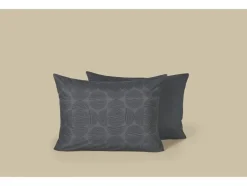 Set van 2 satijnen kussenslopen 60 x 50 cm