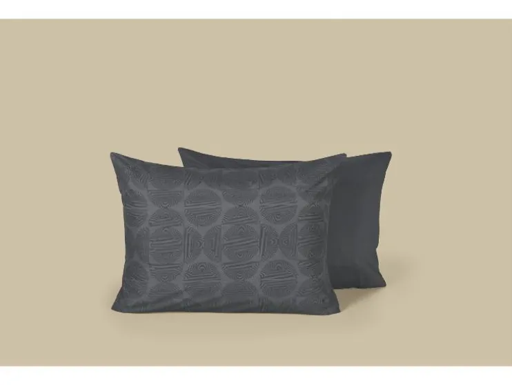 Set van 2 satijnen kussenslopen 60 x 50 cm