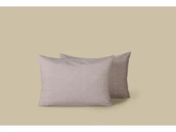 Set van 2 satijnen kussenslopen 60 x 50 cm