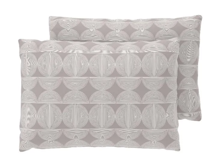 Set van 2 satijnen kussenslopen 60 x 50 cm