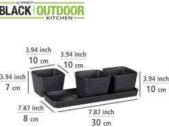 Snack dipschalen set