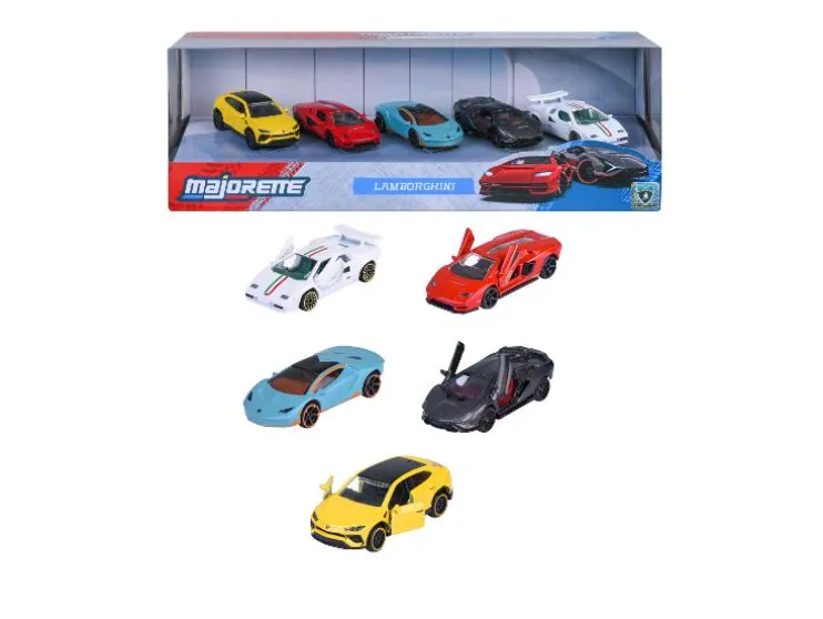 Speelgoedauto 5-delige geschenkset Speelauto 5-delige cadeauset