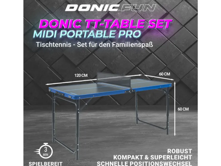 Tafeltennistafel set Midi Portable PRO