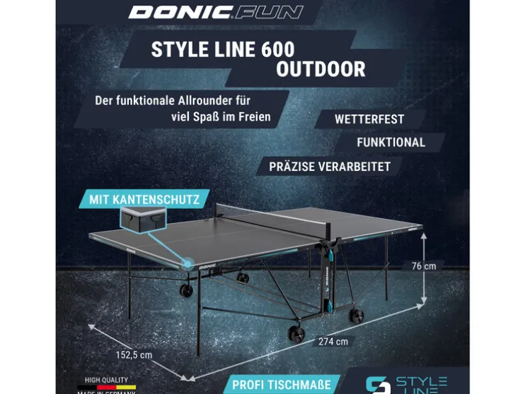 Tafeltennistafel STYLE 600 Outdoor