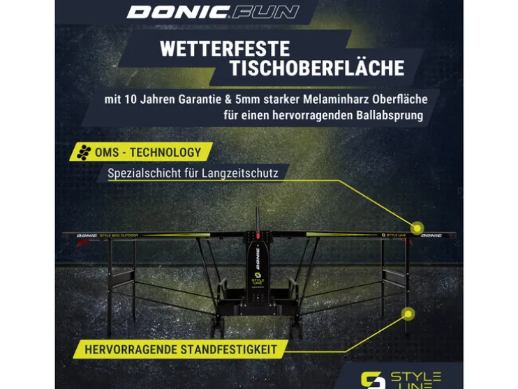 Tafeltennistafel STYLE 800 Outdoor