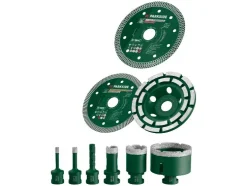 Tegelgereedschap in koffer