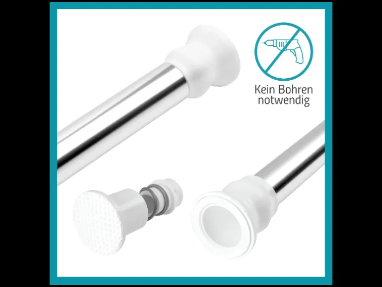 Telescopische stang voor douchegordijn 70-115 cm
