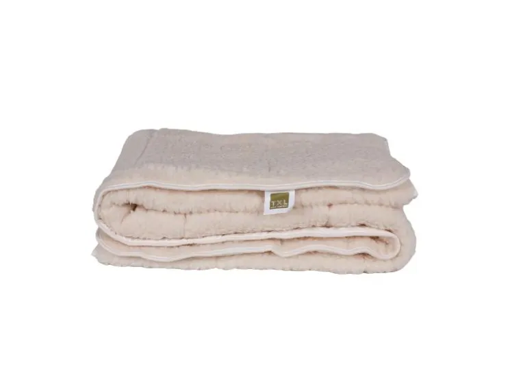 Texels Wol matras topper 140 x 200 cm