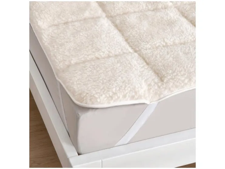 Texels Wol matras topper 140 x 200 cm