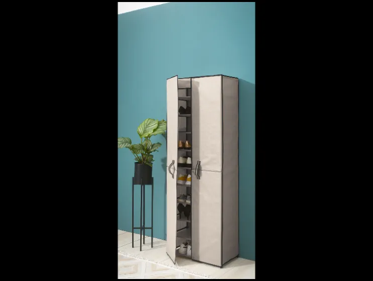 Textiele schoenenkast