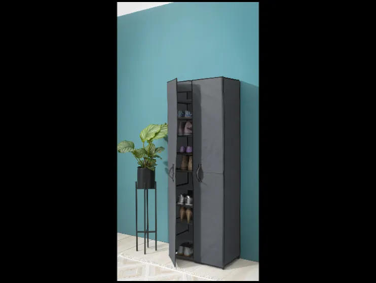 Textiele schoenenkast