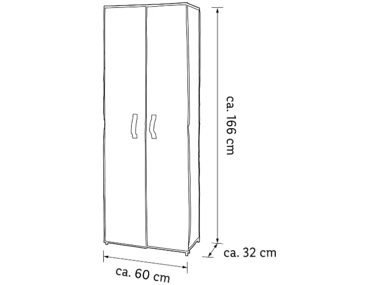 Textiele schoenenkast