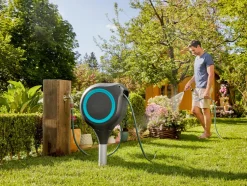 Tuinslangbox RollUp M grijs/blauw