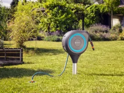 Tuinslangbox RollUp M grijs/blauw