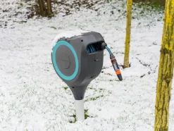 Tuinslangbox RollUp M grijs/blauw