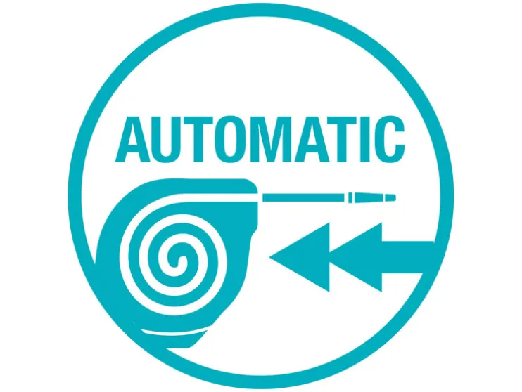 Tuinslangbox RollUp M grijs/blauw