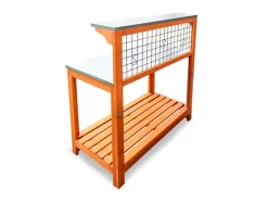 Tuintafel met verzinkte werktafel