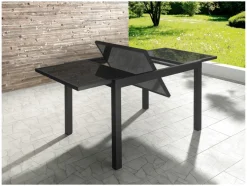 Uitschuifbare aluminium tuintafel Houston