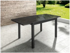 Uitschuifbare aluminium tuintafel Houston
