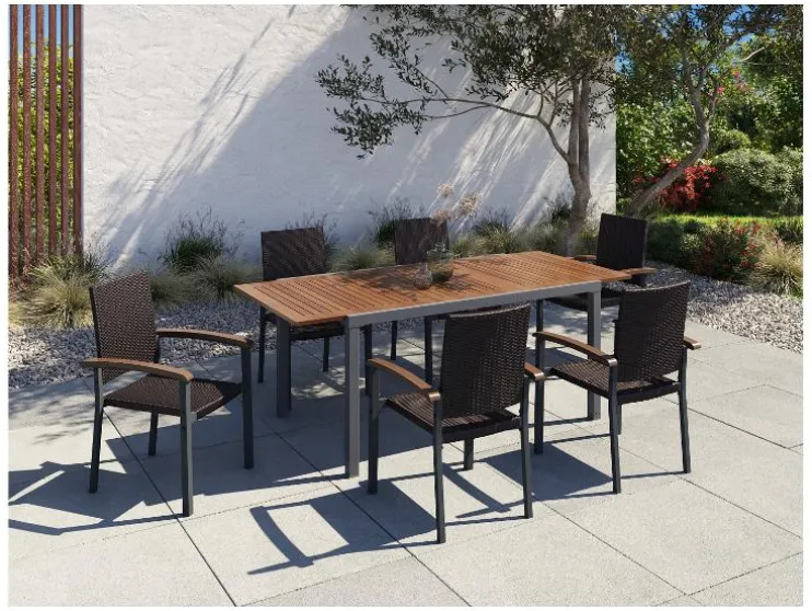 Uitschuifbare tuintafel Valencia