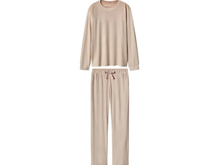 Velours dames pyjama