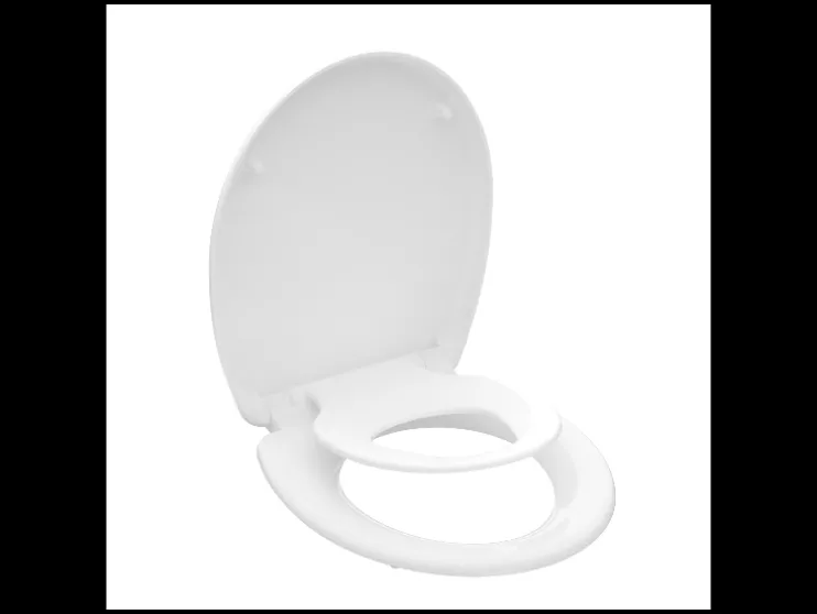 WC zitting duroplast FAMILY WHITE met soft-close-mechanisme en snelsluiting