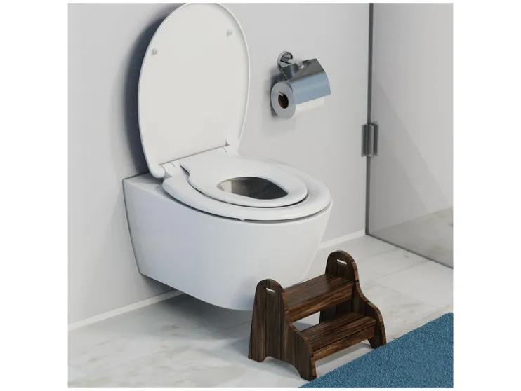 WC zitting duroplast FAMILY WHITE met soft-close-mechanisme en snelsluiting