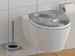 WC zitting duroplast, met soft-close-mechanisme