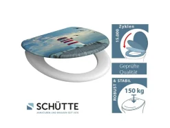 WC zitting duroplast, met soft-close-mechanisme