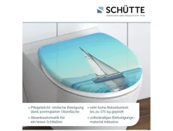 WC zitting duroplast, met soft-close-mechanisme