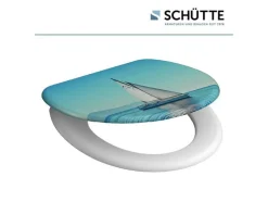 WC zitting duroplast, met soft-close-mechanisme