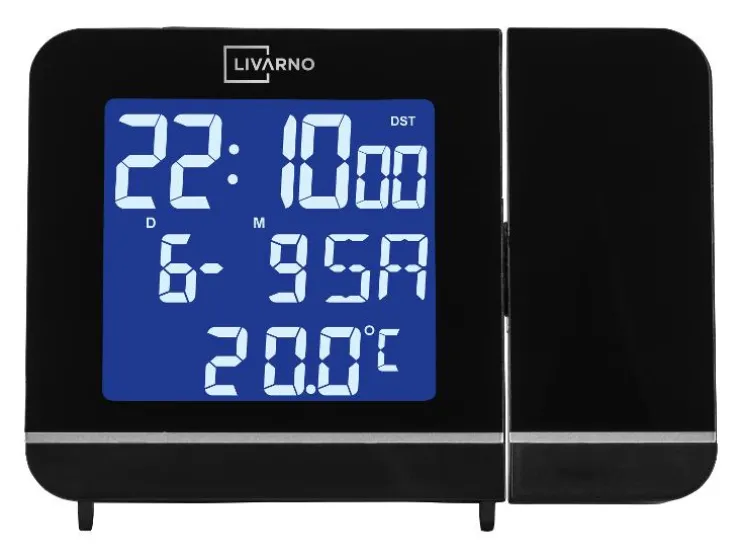 Wekker met projectie