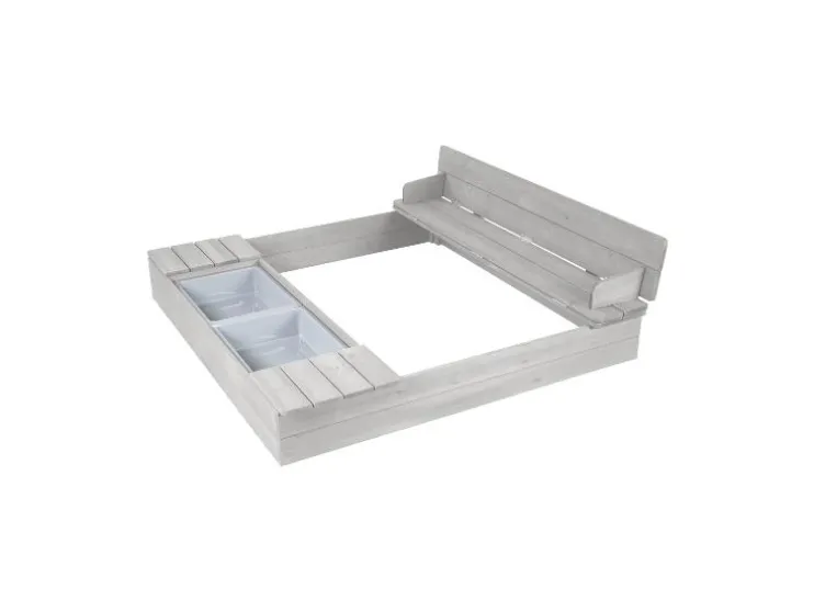 Zandbak met opklapbare zitbank