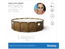 Zwembad Power Steel Swim Vista Ø 488 x 122 cm